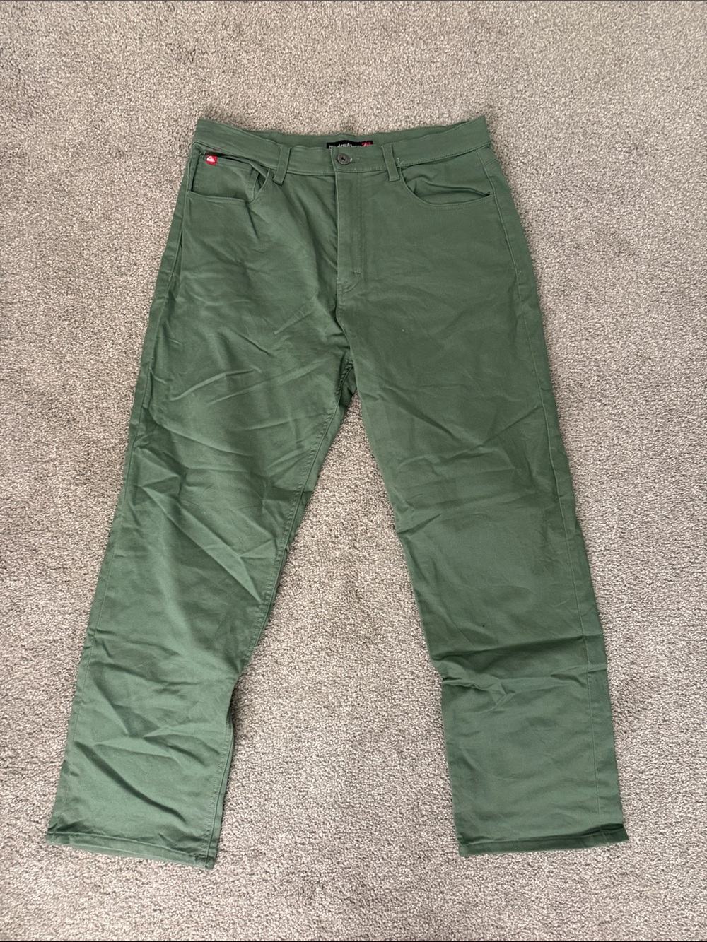Quiksilver Olive Green Chino Pants